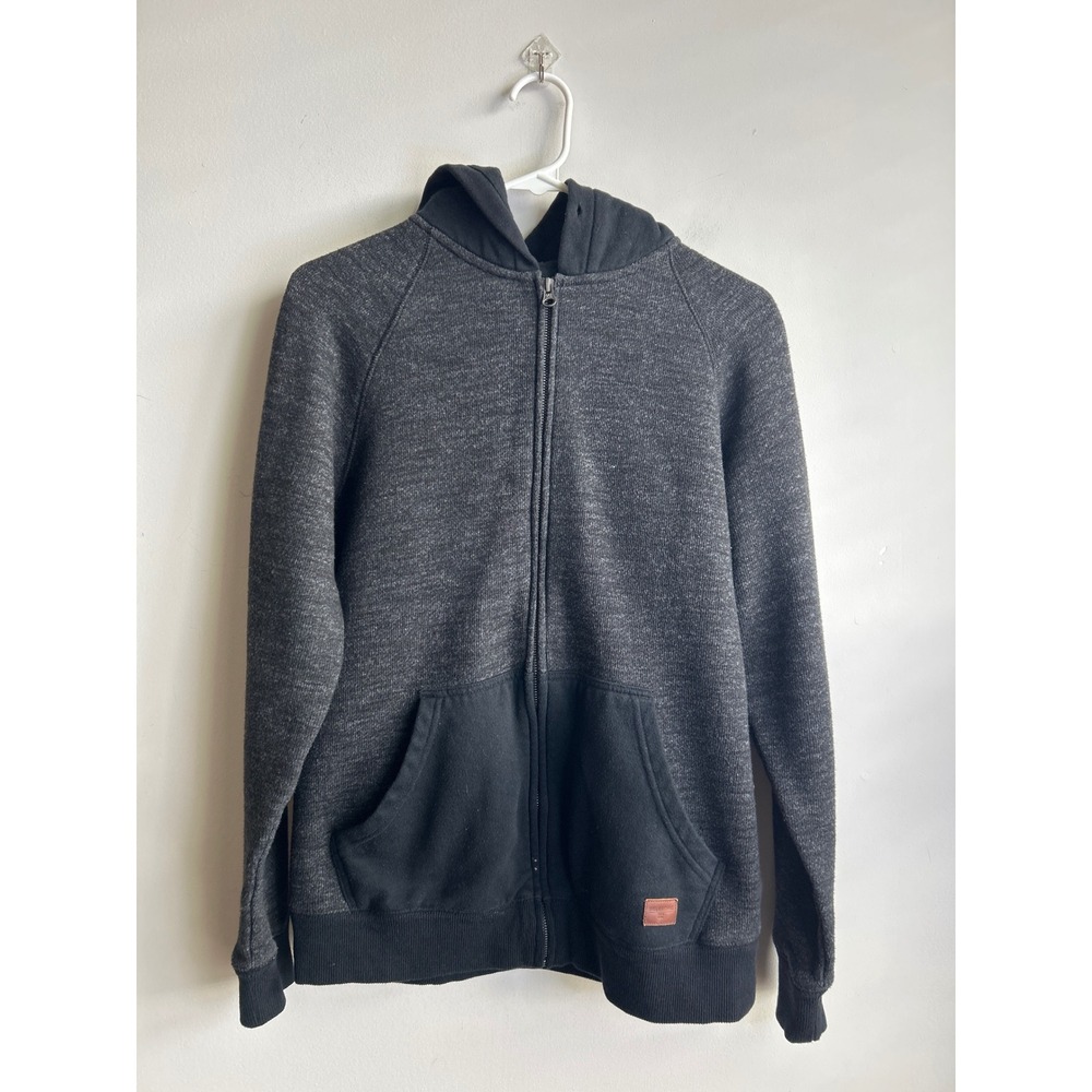 Billabong Gray Zip Up Hoodie Mens Small